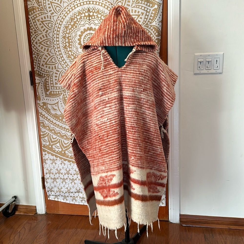 Wool Poncho from Mexico